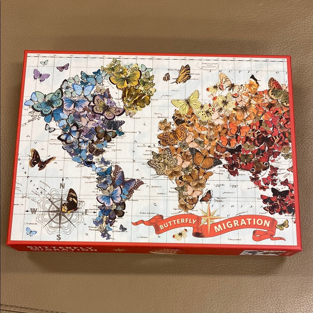 Butterfly Migration 1000 Piece Puzzle by Galison